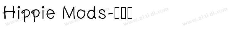 Hippie Mods字体转换